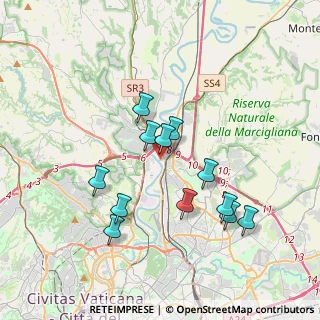 Mappa Via Borgo San Lorenzo, 00138 Roma RM, Italia (3.545)