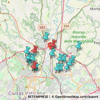 Mappa Via Borgo San Lorenzo, 00138 Roma RM, Italia (3.969)