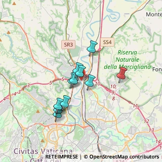 Mappa Via Borgo San Lorenzo, 00138 Roma RM, Italia (3.02083)