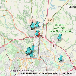 Mappa Via Borgo San Lorenzo, 00138 Roma RM, Italia (3.8925)