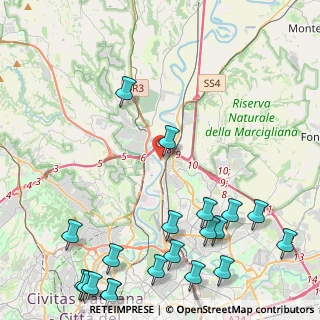 Mappa Via Borgo San Lorenzo, 00138 Roma RM, Italia (6.768)