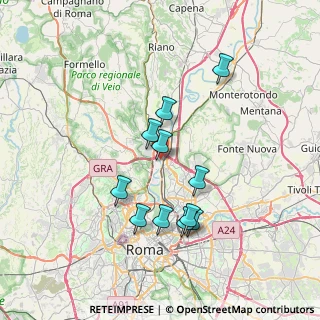 Mappa Via Borgo San Lorenzo, 00138 Roma RM, Italia (6.81273)