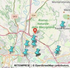 Mappa Via della Colonia Agricola, 00138 Roma RM, Italia (5.33455)