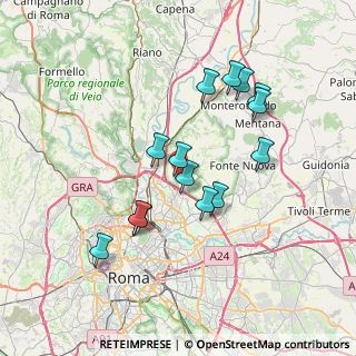 Mappa Via della Colonia Agricola, 00138 Roma RM, Italia (6.96429)