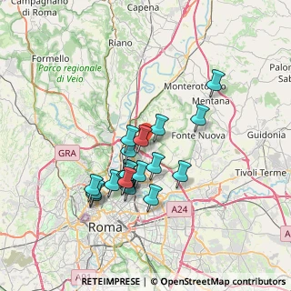 Mappa Via della Colonia Agricola, 00138 Roma RM, Italia (6.468)