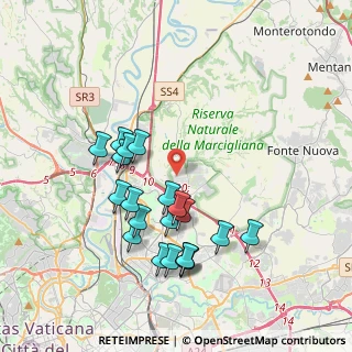 Mappa Via della Colonia Agricola, 00138 Roma RM, Italia (3.9495)