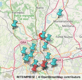 Mappa L.go Monte S. Giusto, 00138 Roma RM, Italia (9.8275)