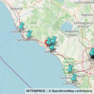 Mappa Via dei Tirreni, 00052 Cerveteri RM, Italia (27.36)