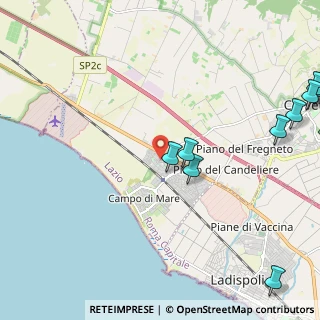 Mappa Via dei Tirreni, 00052 Cerveteri RM, Italia (3.38091)