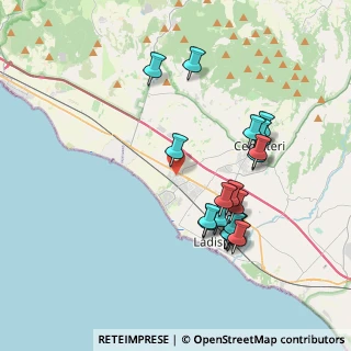 Mappa Via dei Tirreni, 00052 Cerveteri RM, Italia (4.03)
