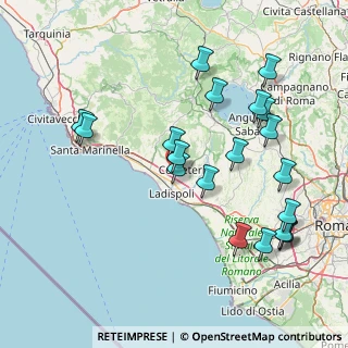Mappa Via Poggio del Candeliere, 00052 Cerveteri RM, Italia (18.21)