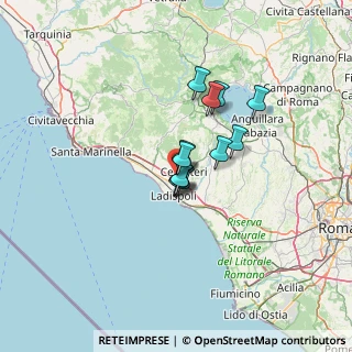 Mappa Via Poggio del Candeliere, 00052 Cerveteri RM, Italia (8.46667)