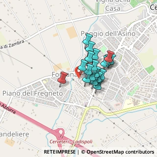 Mappa Via Oscar Romero, 00052 Cerveteri RM, Italia (0.2755)