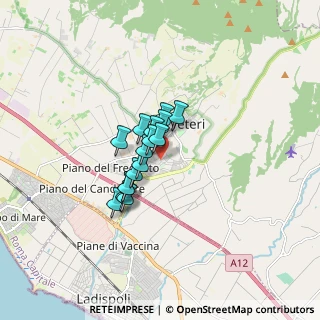 Mappa Via Fratelli Marini Pietro e Sante, 00052 Cerveteri RM, Italia (1.06688)