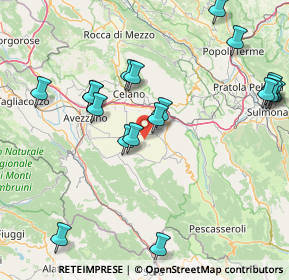 Mappa Via Giovenco, 67058 San Benedetto dei Marsi AQ, Italia (19.42579)