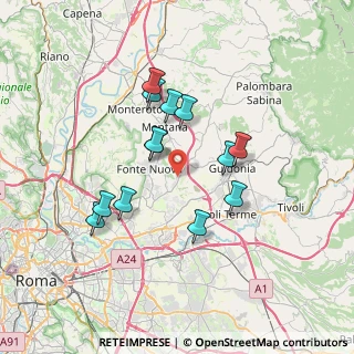 Mappa Via Venezia Giulia, 00013 Fonte Nuova RM, Italia (6.48538)