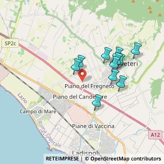 Mappa Via dell'Acqua Matta, 00052 Cerveteri RM, Italia (1.74909)