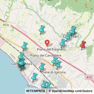 Mappa Via dell'Acqua Matta, 00052 Cerveteri RM, Italia (2.941)