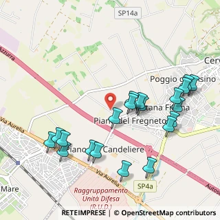 Mappa Via dell'Acqua Matta, 00052 Cerveteri RM, Italia (1.176)