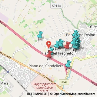 Mappa Via dell'Acqua Matta, 00052 Cerveteri RM, Italia (0.988)