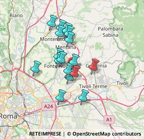 Mappa Piazza Santa Lucia, 00013 Fonte Nuova RM, Italia (5.59353)