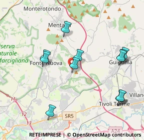 Mappa Piazza Santa Lucia, 00013 Fonte Nuova RM, Italia (4.535)