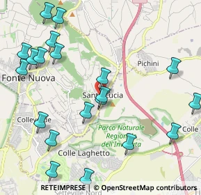 Mappa Piazza Santa Lucia, 00013 Fonte Nuova RM, Italia (2.717)