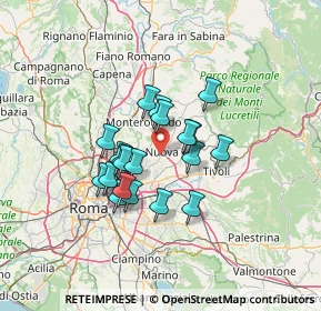 Mappa Piazza Santa Lucia, 00013 Fonte Nuova RM, Italia (10.5965)