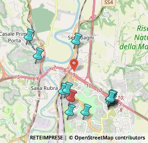 Mappa Roma Nord, 00138 Roma RM, Italia (2.38615)