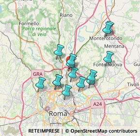 Mappa Roma Nord, 00138 Roma RM, Italia (6.20786)