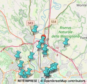 Mappa Roma Nord, 00138 Roma RM, Italia (5.5945)