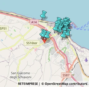 Mappa Via Fortore, 86039 Termoli CB, Italia (1.7095)