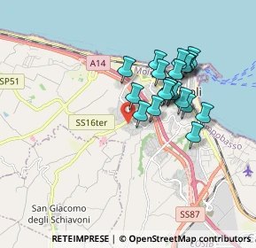 Mappa Via Fortore, 86039 Termoli CB, Italia (1.6035)