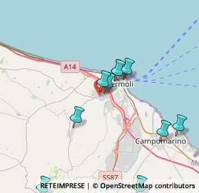 Mappa Via Fortore, 86039 Termoli CB, Italia (4.69545)