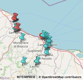 Mappa Via Volturno, 86039 Termoli CB, Italia (16.29)