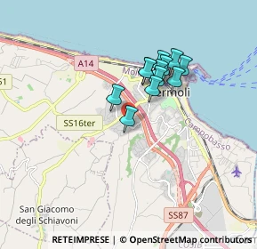 Mappa Via Volturno, 86039 Termoli CB, Italia (1.3625)