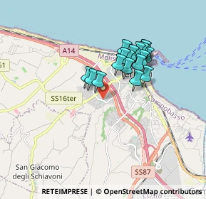 Mappa Via Volturno, 86039 Termoli CB, Italia (1.5015)