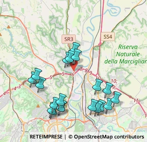 Mappa Labaro- Veientana Vetere, 00188 Roma RM, Italia (4.402)