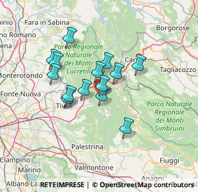 Mappa Viale Vauvillers, 00020 Sambuci RM, Italia (10.90714)