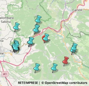 Mappa Viale Vauvillers, 00020 Sambuci RM, Italia (9.561)