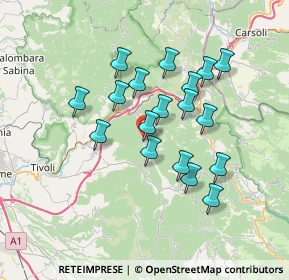 Mappa Viale Vauvillers, 00020 Sambuci RM, Italia (6.42056)