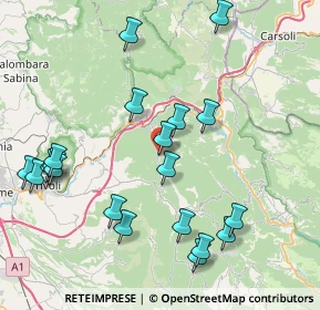 Mappa Viale Vauvillers, 00020 Sambuci RM, Italia (9.5955)