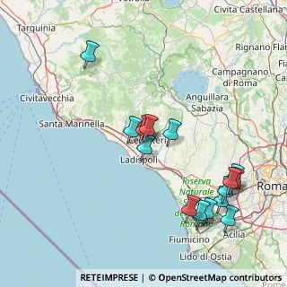 Mappa Via Umberto Badini, 00052 Cerveteri RM, Italia (18.62125)