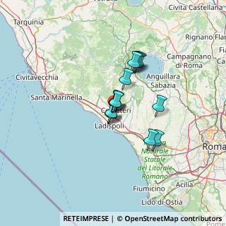Mappa Via Umberto Badini, 00052 Cerveteri RM, Italia (8.91714)