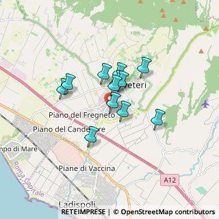 Mappa Via Umberto Badini, 00052 Cerveteri RM, Italia (1.2375)
