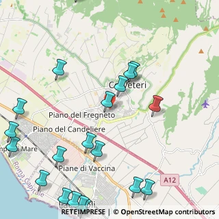 Mappa Via Umberto Badini, 00052 Cerveteri RM, Italia (3.2025)
