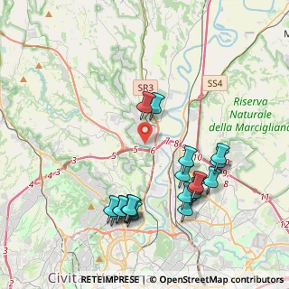 Mappa Via Veientana Vetere, 00188 Roma RM, Italia (4.5595)