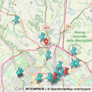 Mappa Via Veientana Vetere, 00188 Roma RM, Italia (6.7)
