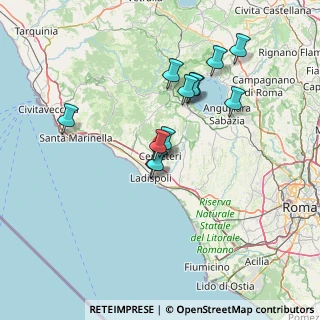 Mappa Via Passo di Palo, 00052 Cerveteri RM, Italia (13.24917)