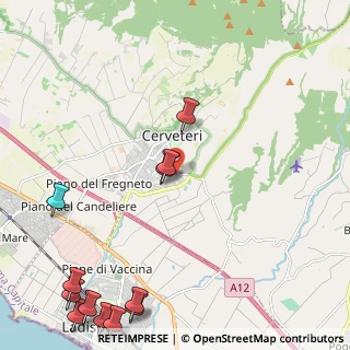 Mappa Via Passo di Palo, 00052 Cerveteri RM, Italia (3.40583)